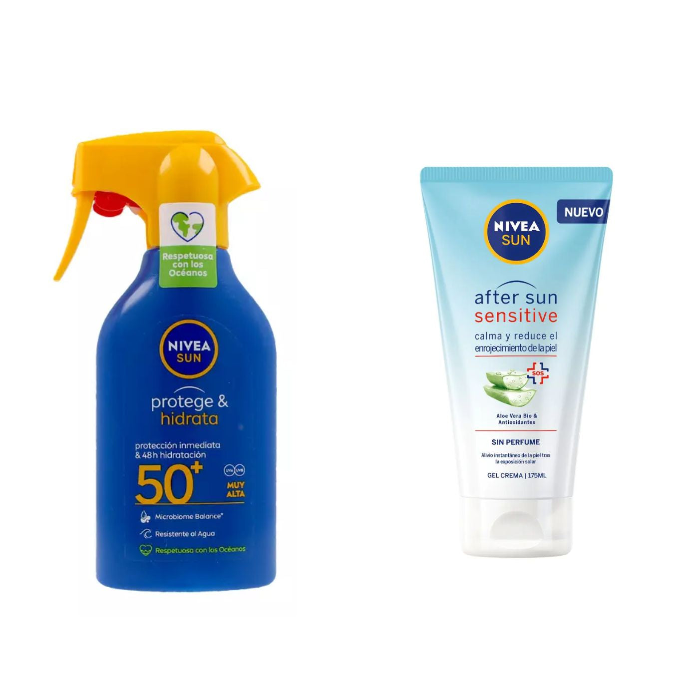 Nivea protección solar spf50 y after sun