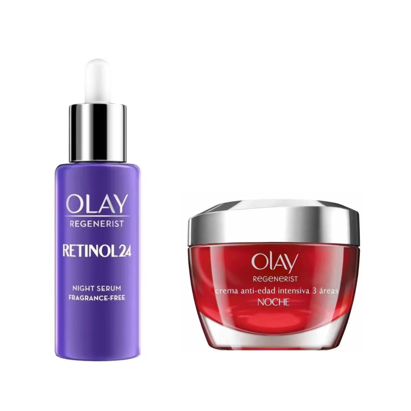 Olay Pack Serum y Crema de Noche