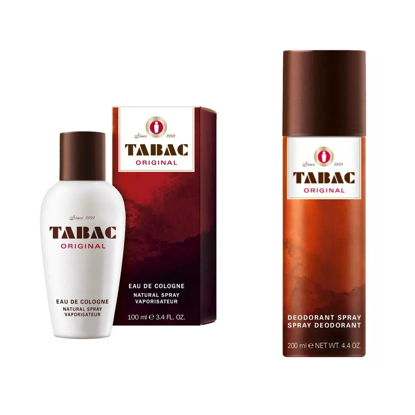 PACK Tabac Original - Eau de Cologne 100ml + Desodorante Spray 200ml Para Hombre