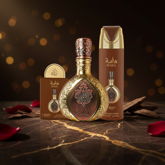 perfume árabe de larga duración set
