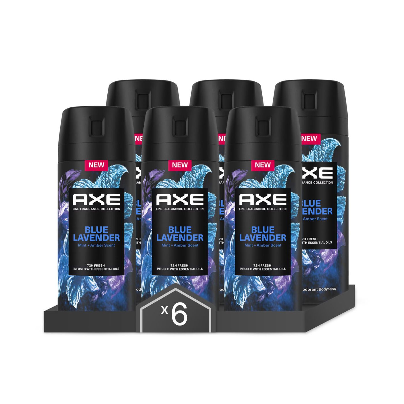 Axe Blue Lavender Desodorante Spray pack6