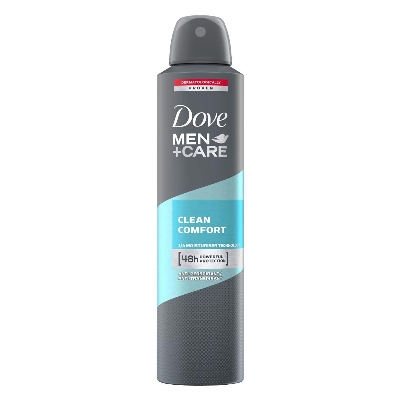 Desodorante DOVE MEN Clean Confort 48h Spray 250ml