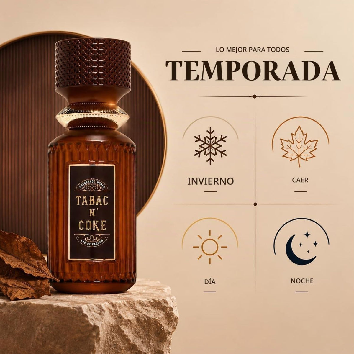 perfume tabaco y vainilla