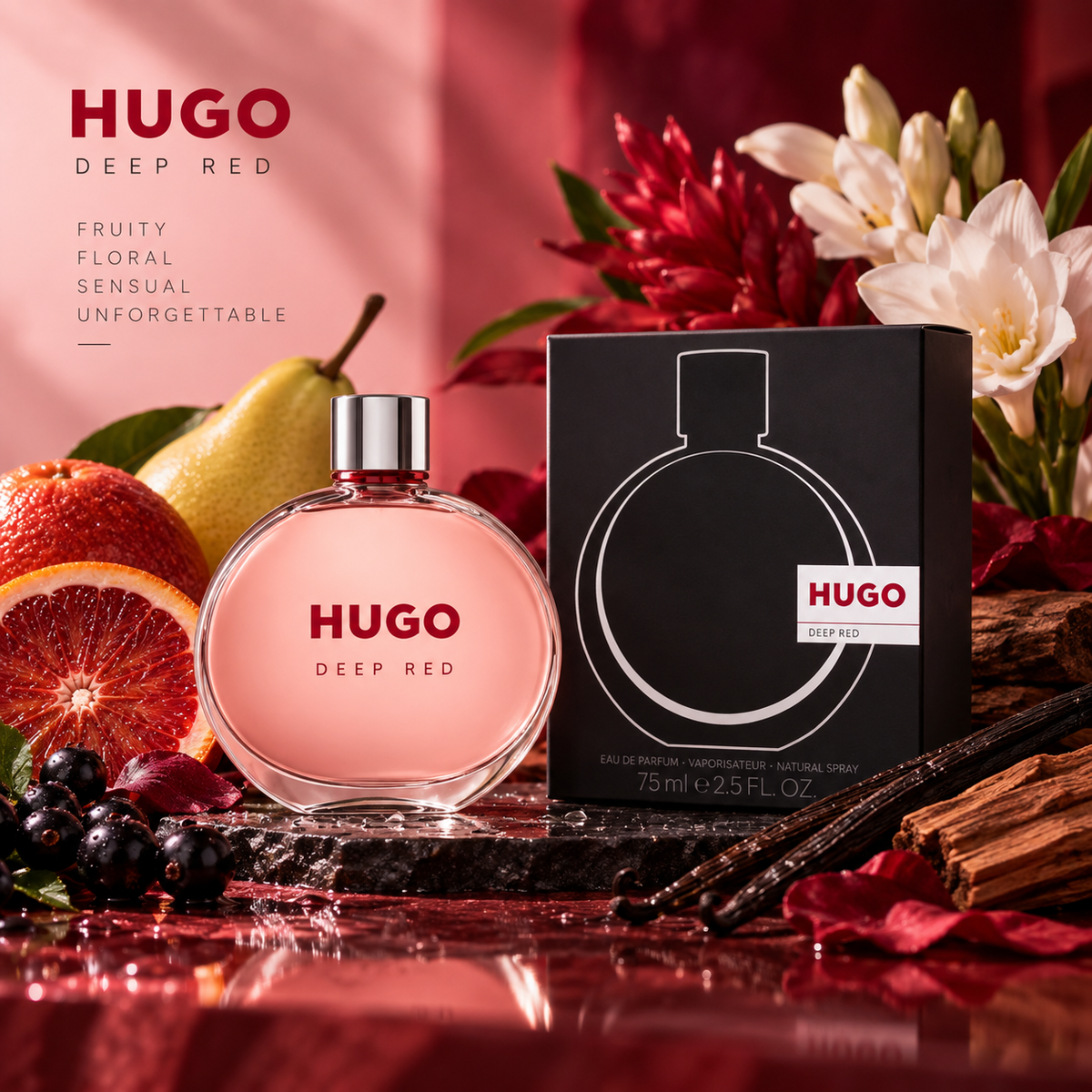 Deep Red Perfume para Mujer de Hugo Boss