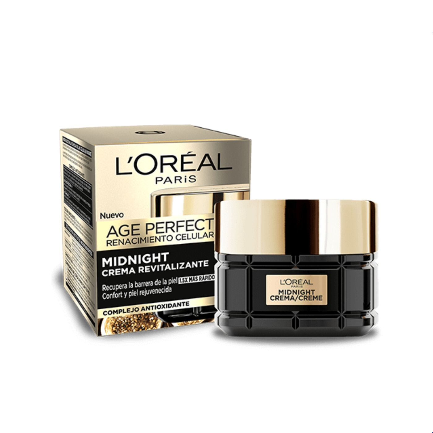 Crema hidratante de noche Loreal para pieles maduras