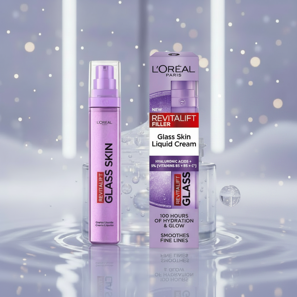 Crema Hidratante de Loreal con textura Liquida