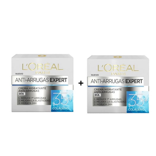 L'Oréal Paris Expert +35 Años Crema Hidratante de Día Anti-Arrugas 2x50ml