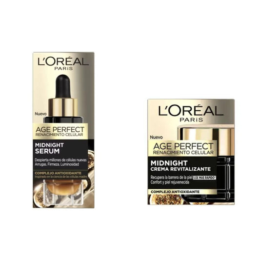 L'Oréal Paris Pack Age Perfect Renacimiento Celular - Sérum Midnight 30ml + Crema de Noche 50ml