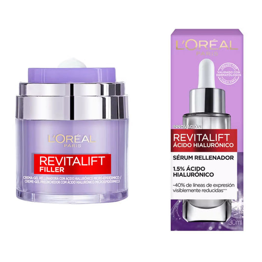 L'Oréal Revitalift Filler Pack - Sérum 30ml + Gel Crema Rellenador 50ml