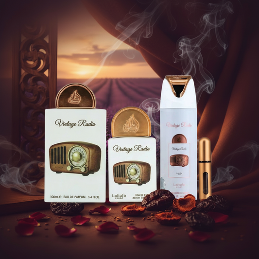Set de Regalo Lattafa Vintage Radio Unisex