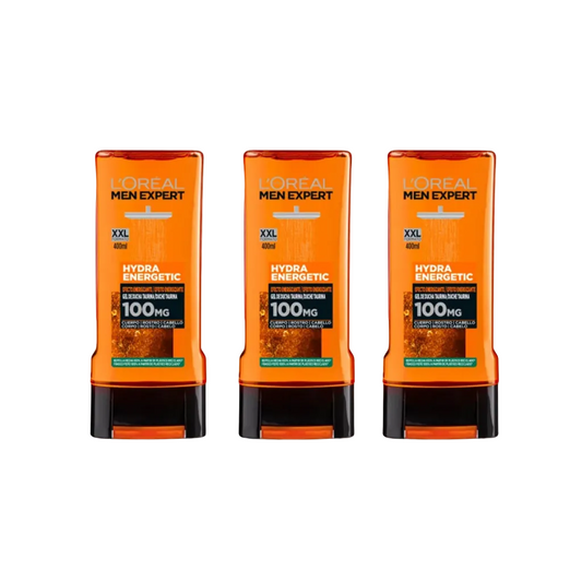 pack MEN-EXPERT-HYDRA-ENERGETIC-GEL-DE-DUCHA-400ml