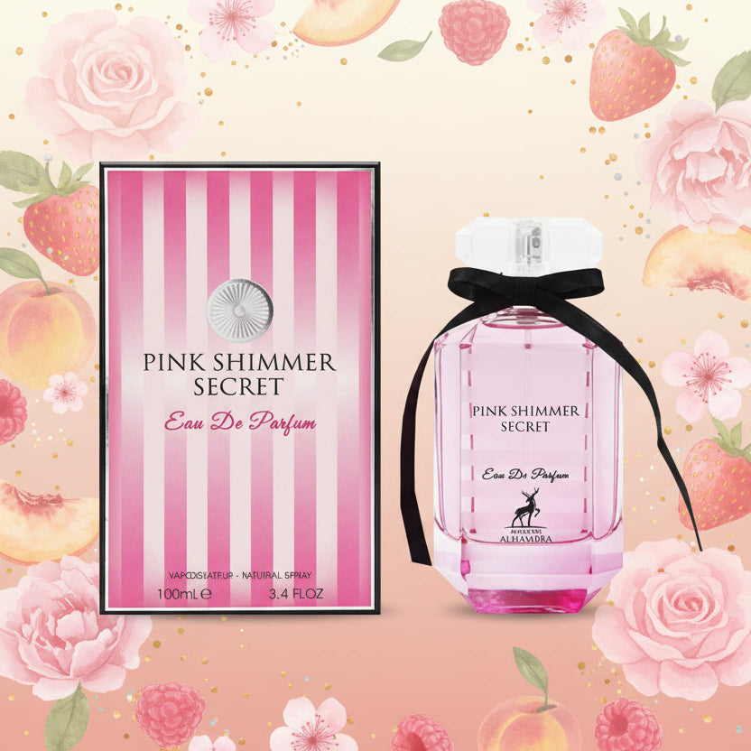 Maison Alhambra Pink Shimmer Secret perfumes Arabes.