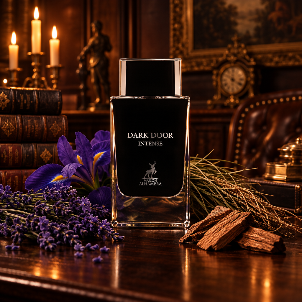 perfume iris y lavanda