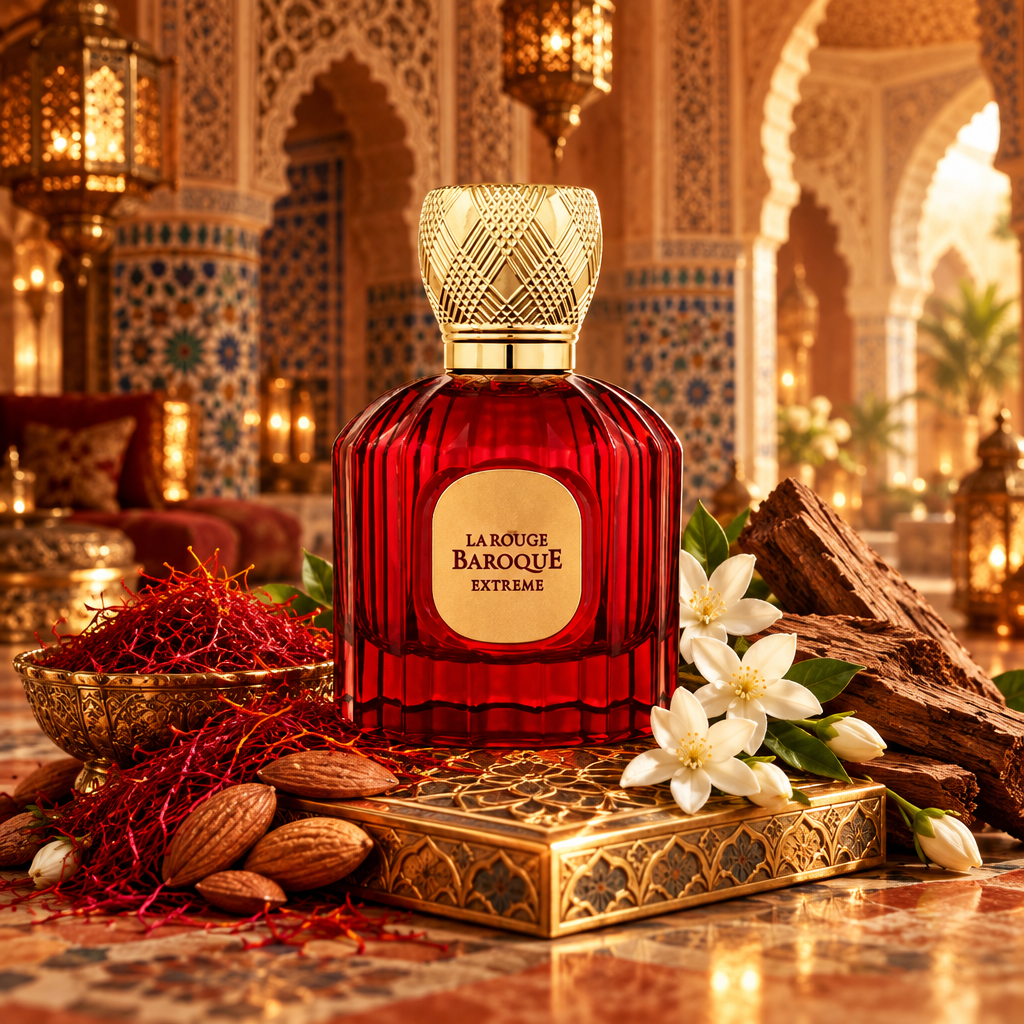 perfume azafrán y almendra