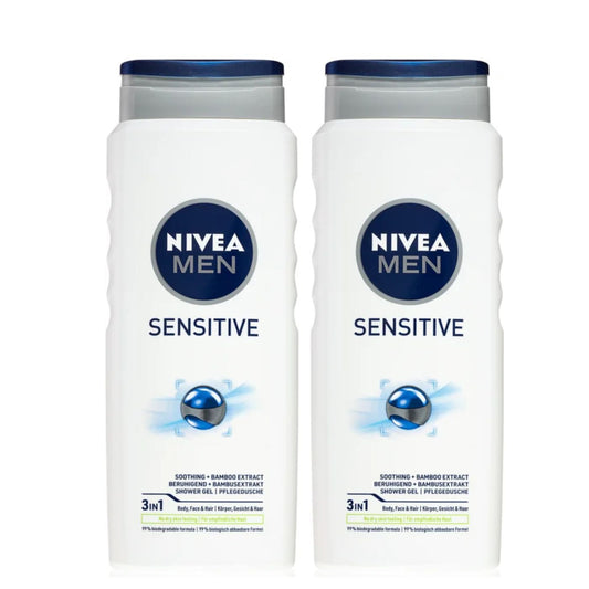 nivea men gel de baño sensitive 