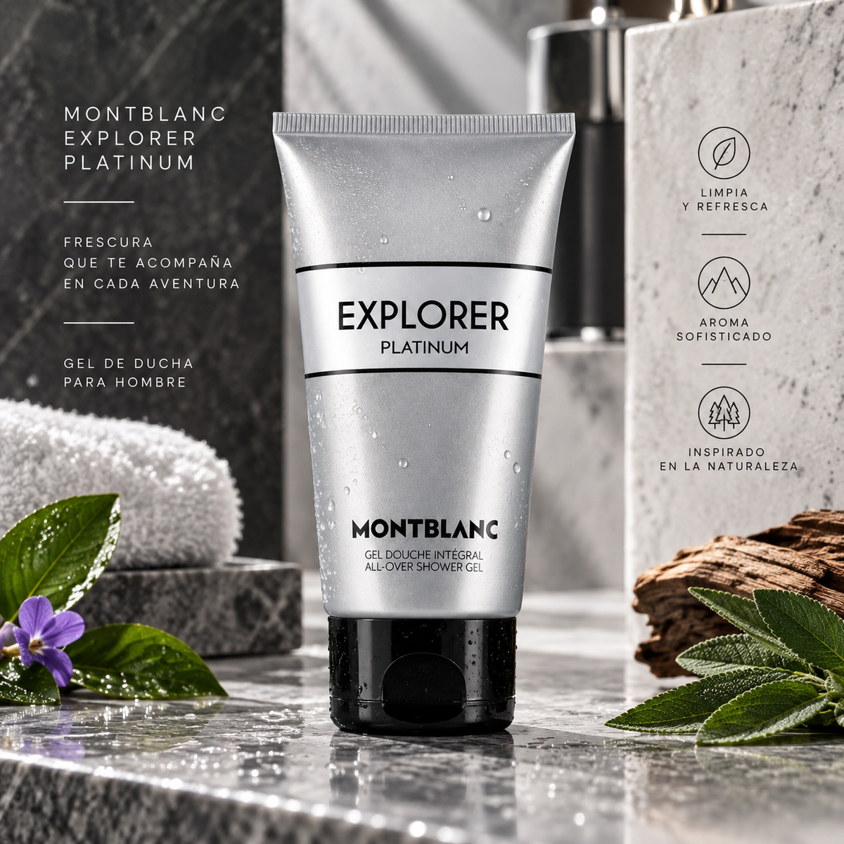 Explorer Platinum Gel de Ducha para Hombre de Montblanc