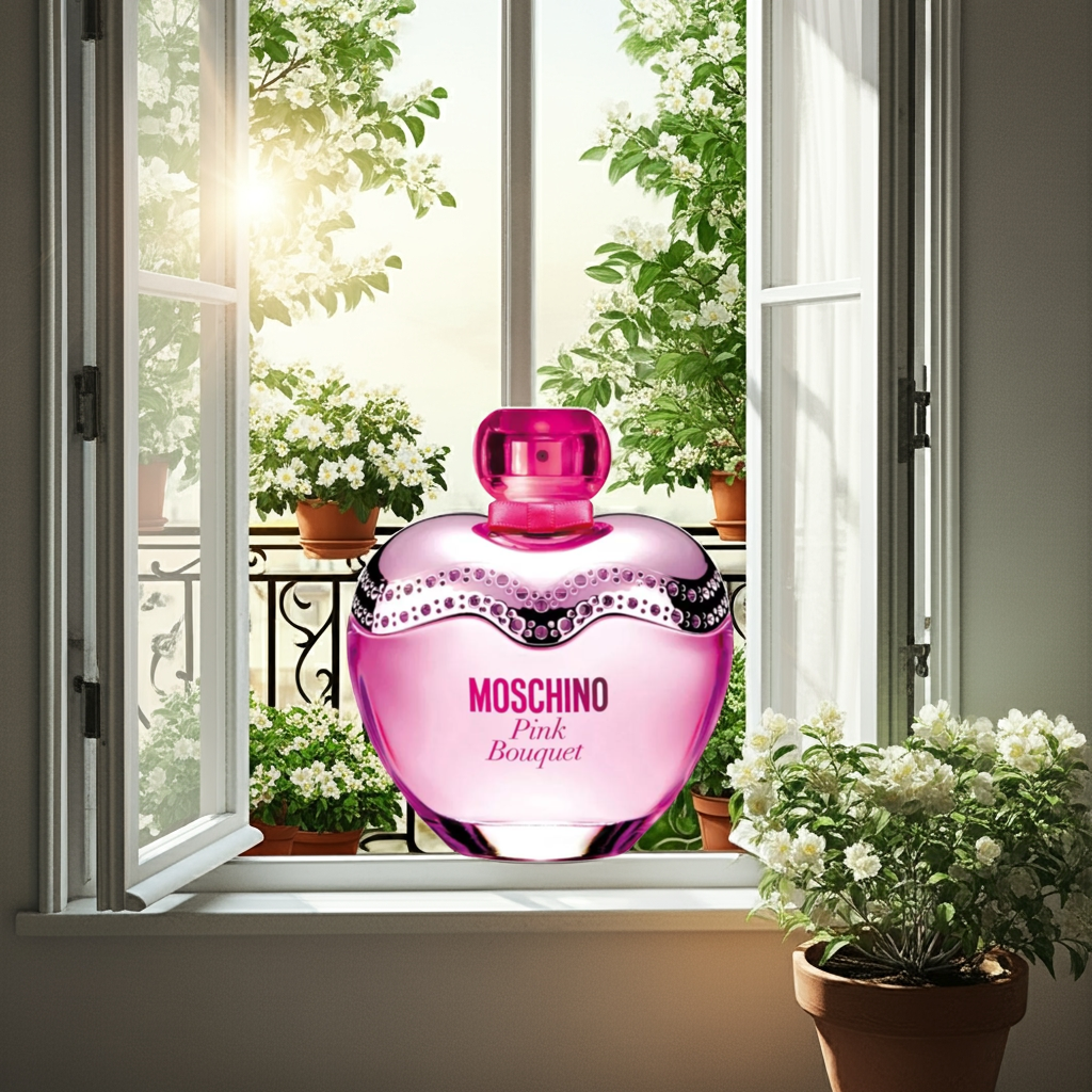 Moschino-pink-bouquet