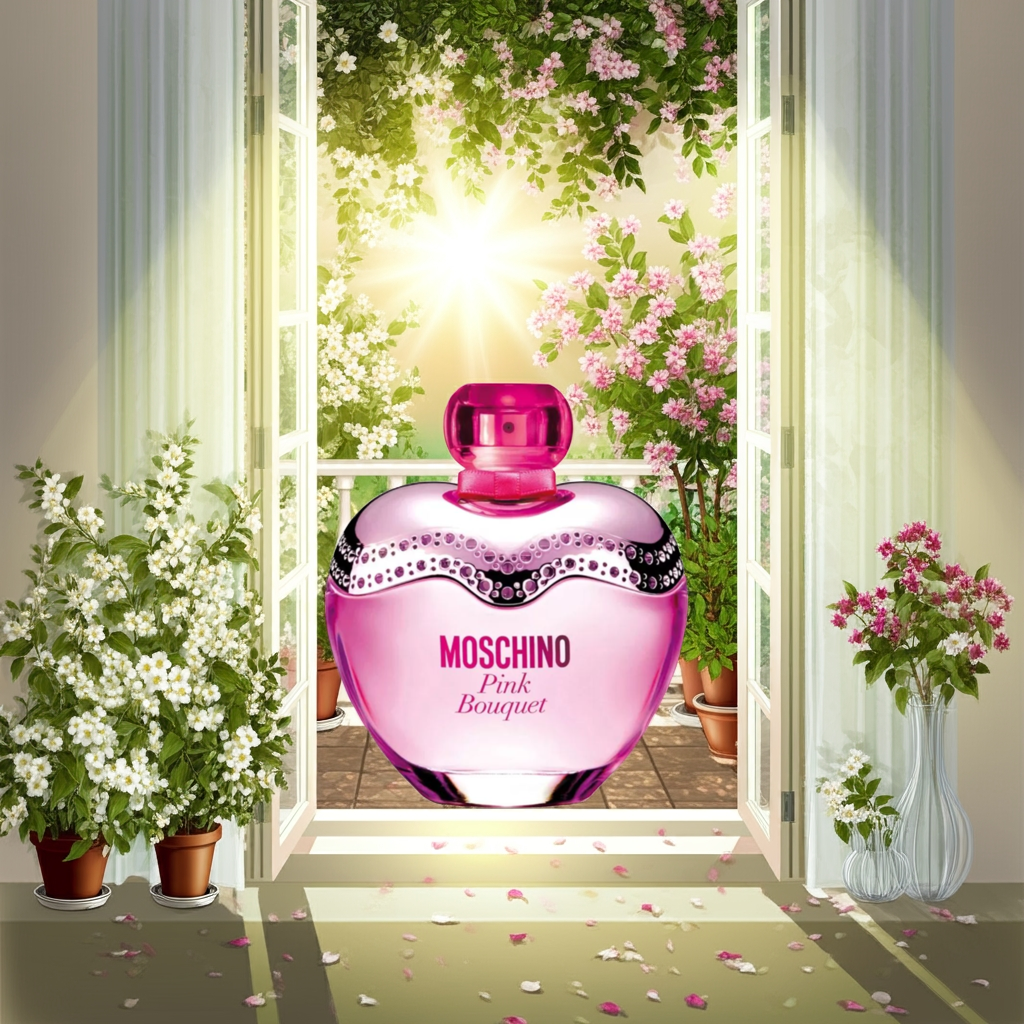 Moschino perfume pink bouquet
