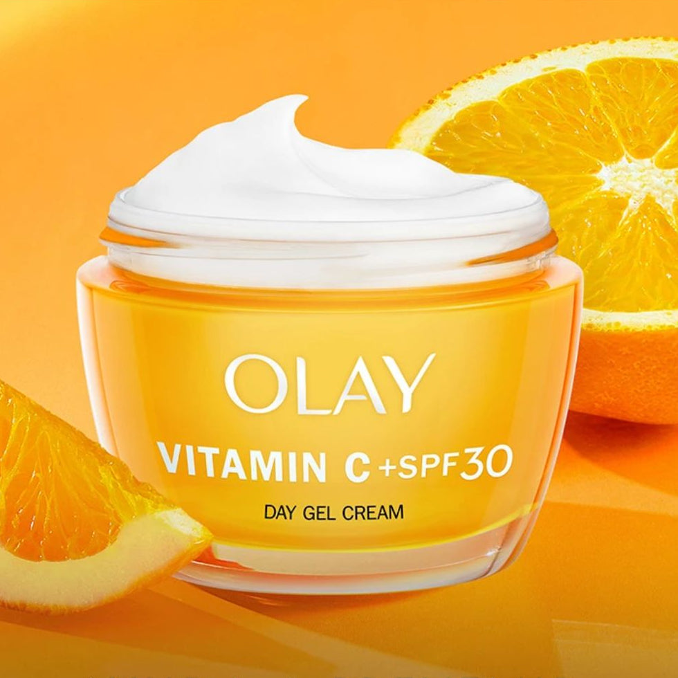 OLAY - Gel Crema De Día Vitamina C + SPF 30 50ml Beneficios