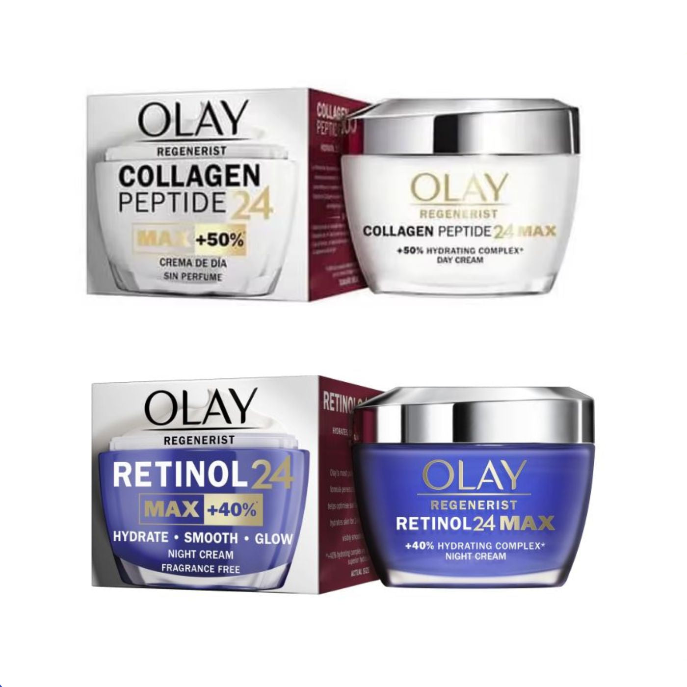Tratamiento Olay dia y noche