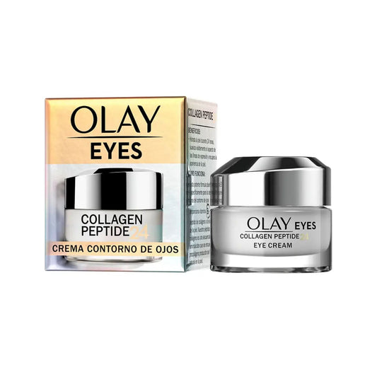 Olay Collagen Peptide 24 crema contorno de ojos tarro 15ml (Embalaje deteriorado)