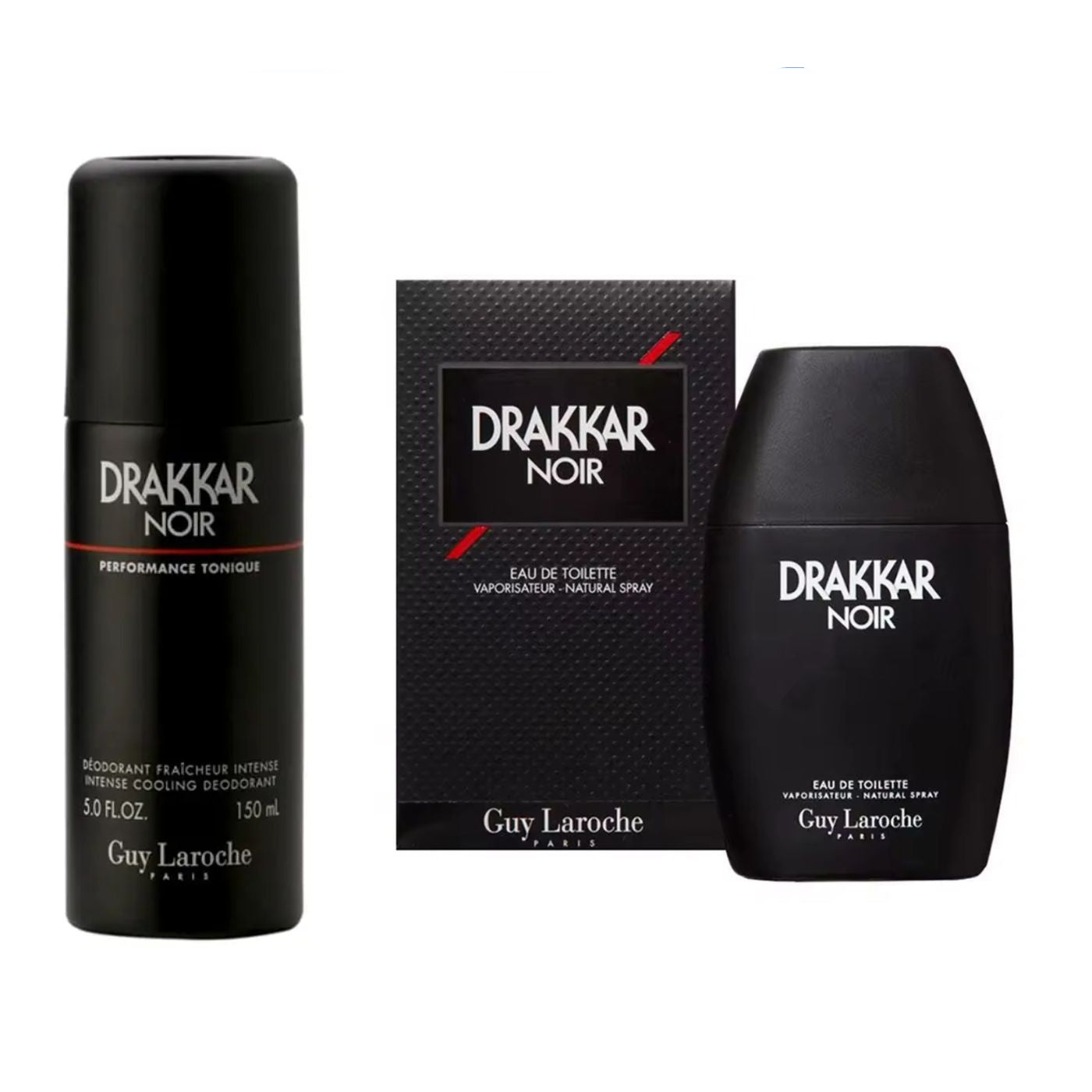 PACK  Drakkar Noir de Guy Laroche - Eau de Toilette 200ml + Desodorante Spray 150ml para Hombre