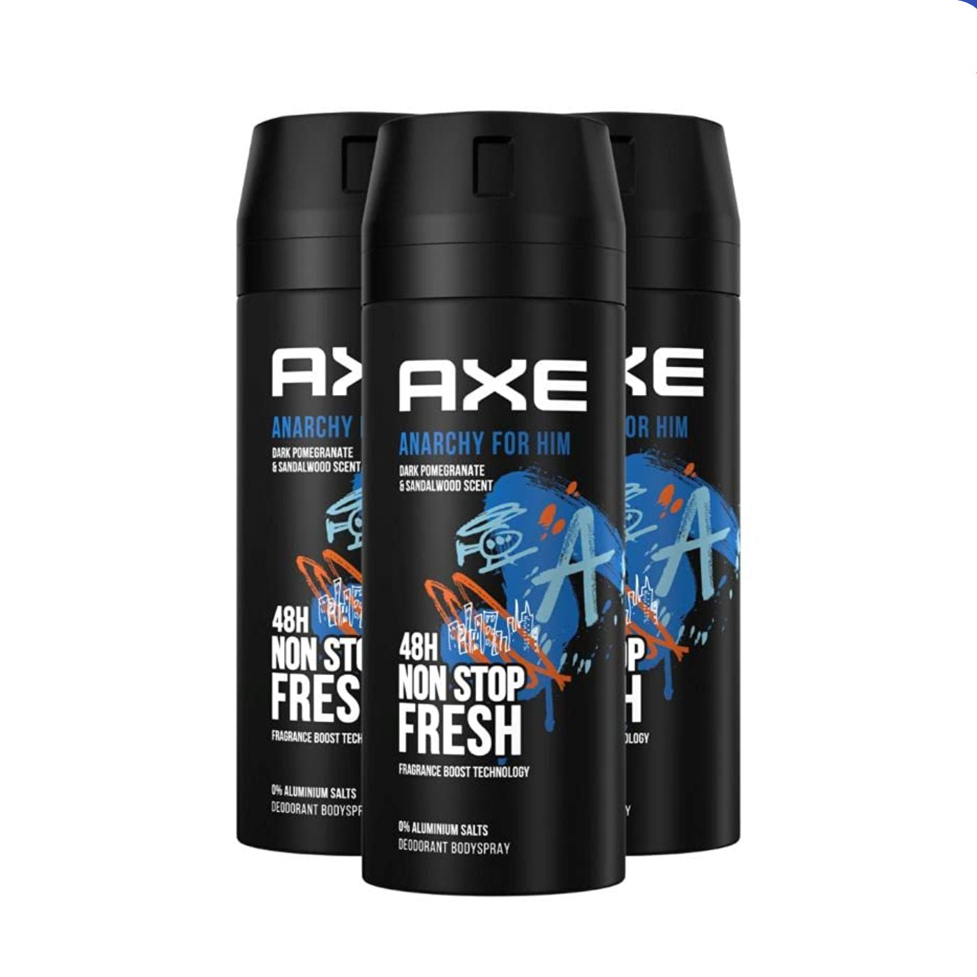 Packs Ahorro Desodorante Axe Anarchy for Him Spray 150ml