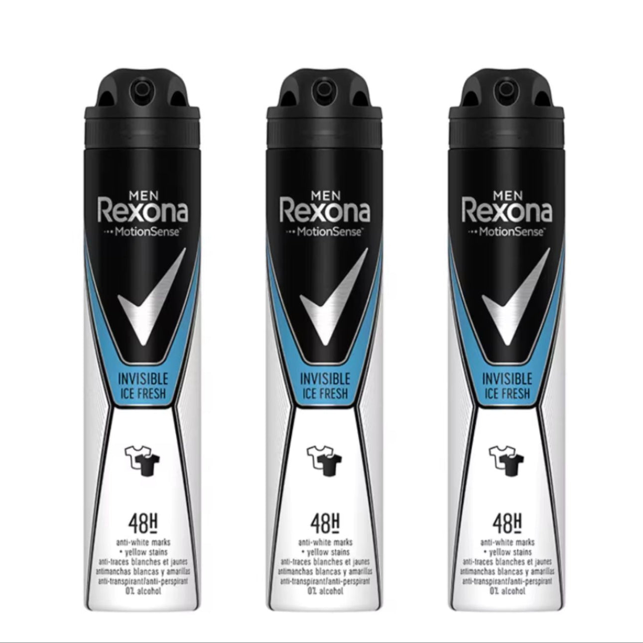 Rexona Invisible Ice Fresh Desodorante Hombre Spray 200ml