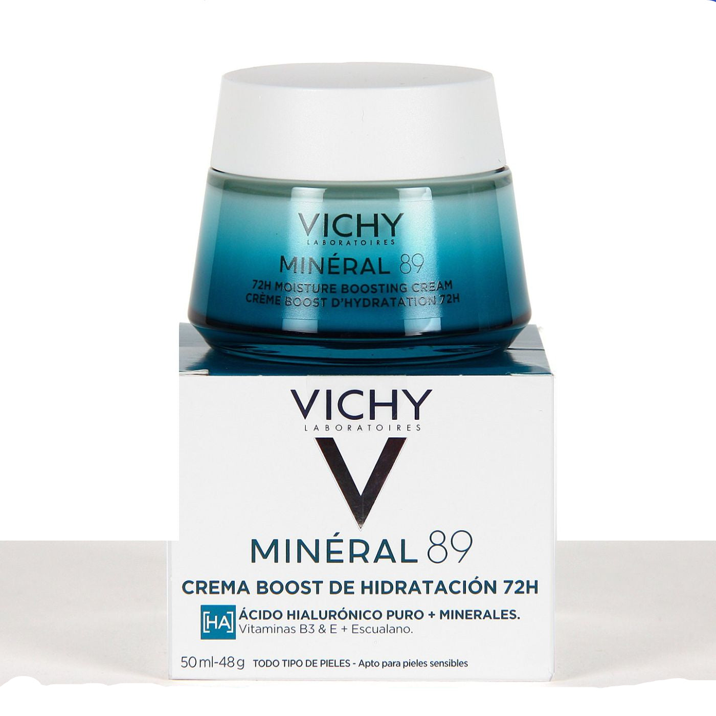 vichy mineral 89 hidratación 72h