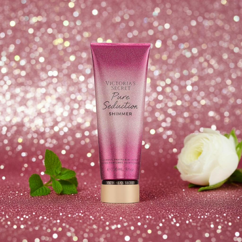 Crema Hidratante de Victoria Secret con Brillo Pure Seduction