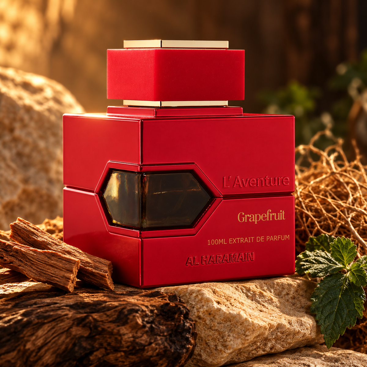Al Haramain L'Aventure Grapefruit con notas amaderadas