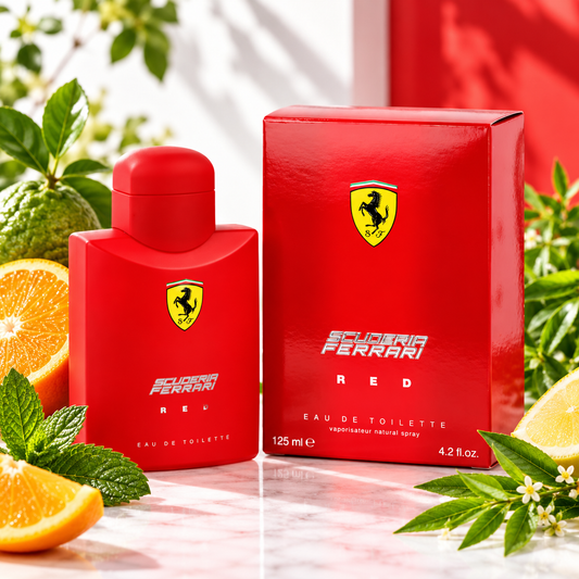 Ferrari Scuderia Red 125 ml con naranja, bergamota y menta