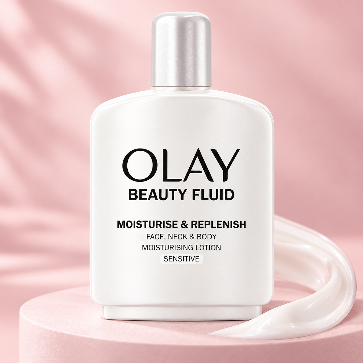 Olay Beauty Fluid Sensitive 200 ml con textura de loción