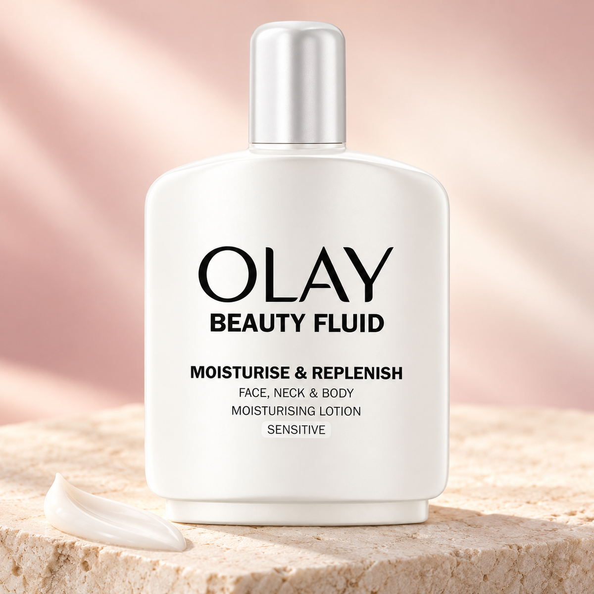 Olay Beauty Fluid Sensitive 200 ml con textura cremosa