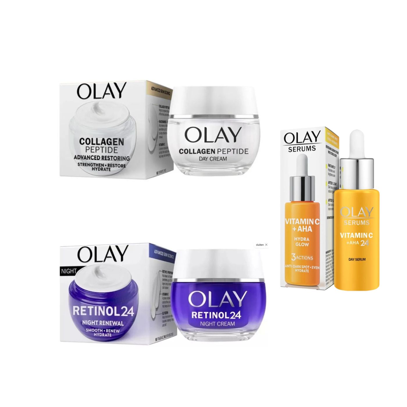 olay peptide retinol serum