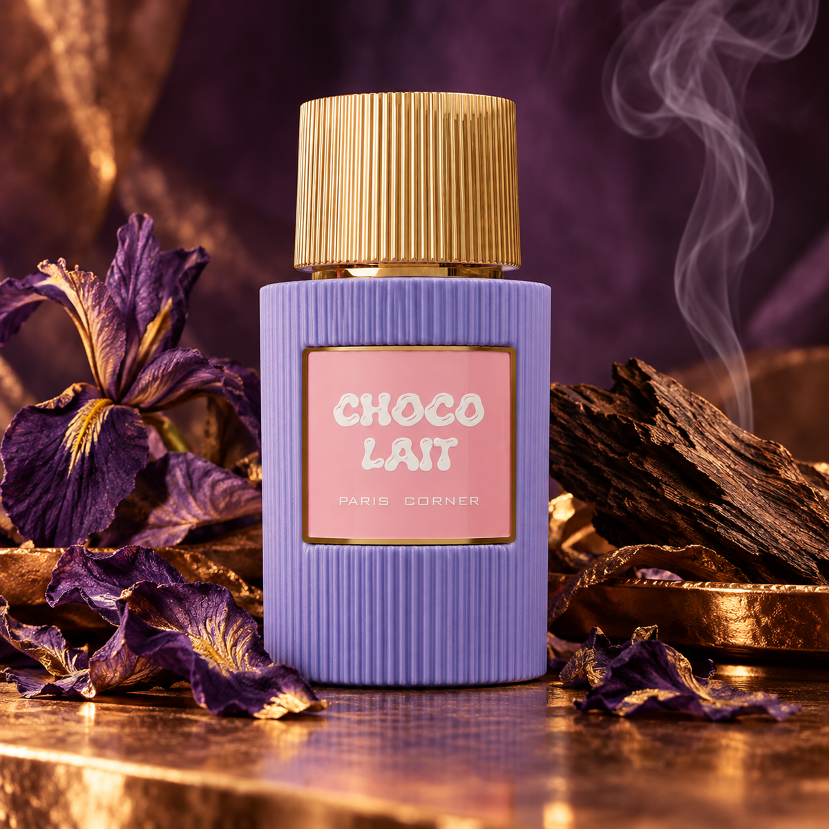 Paris Corner Choco Lait 100 ml con iris, madera de oud e incienso