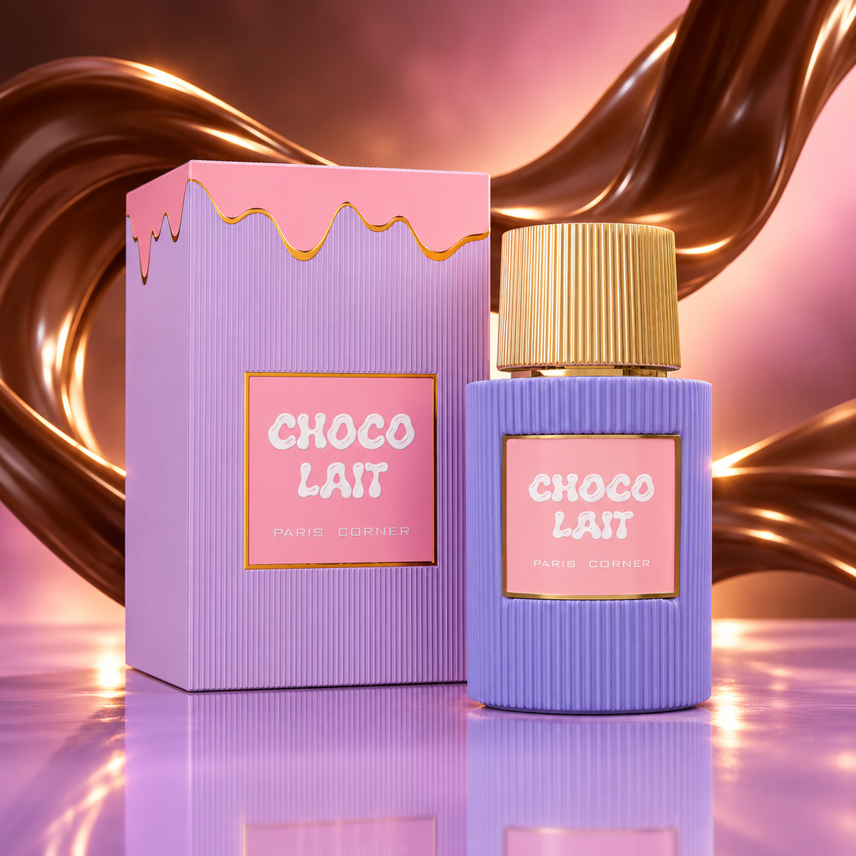 Paris Corner Choco Lait 100 ml con estuche en ambiente gourmand