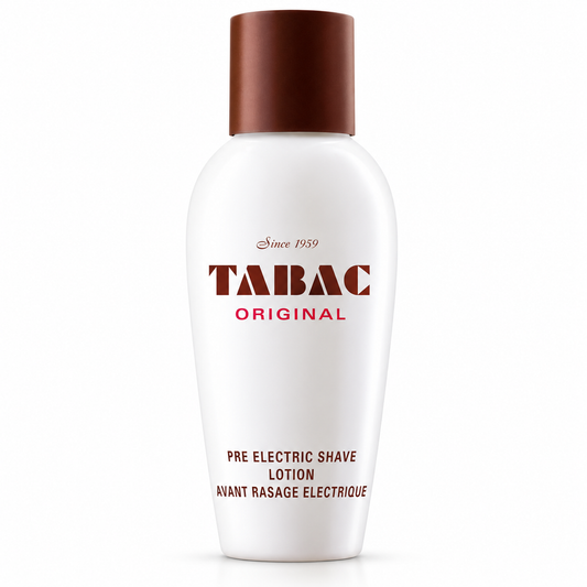 Tabac Original Pre Electric Shave Lotion 100 ml sobre fondo blanco