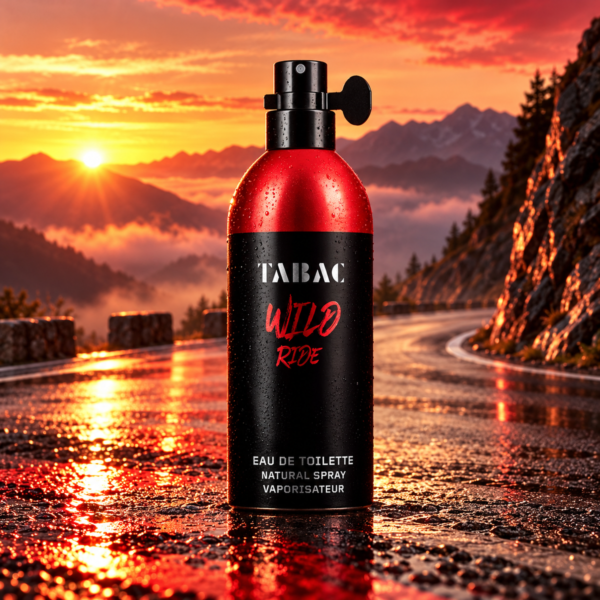 Tabac Wild Ride Eau de Toilette 125 ml en carretera de montaña