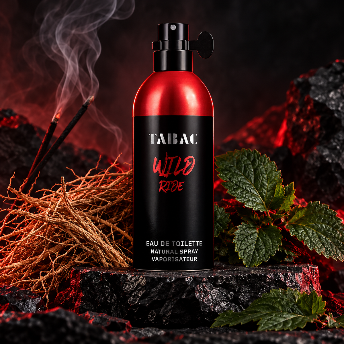 Tabac Wild Ride perfume 125 ml con incienso vetiver y pachulí